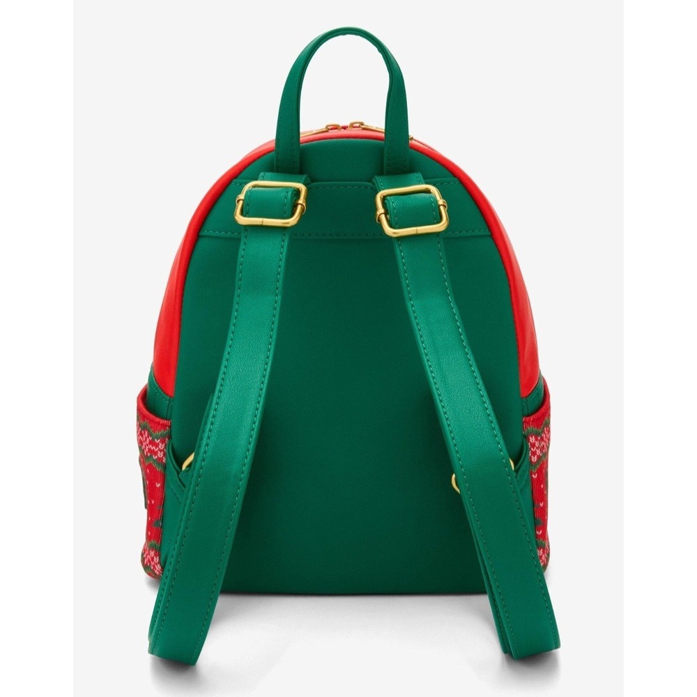 NEW 2025! Disney Loungefly Stitch Holiday Sweater Hot Coco Mini Backpack - Picture 3 of 4